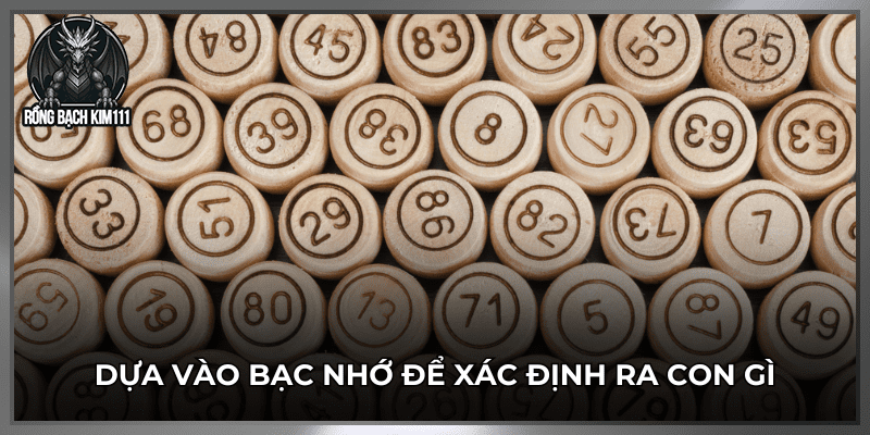 Dựa vào bạc nhớ để xác định ra con gì