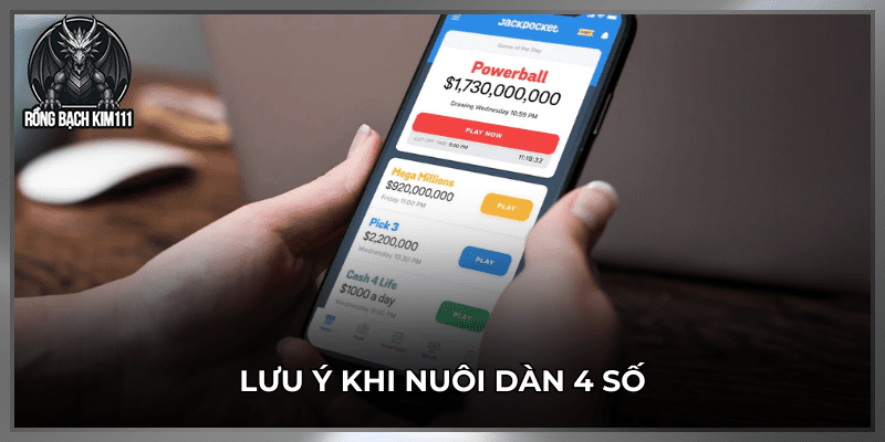 Lưu ý khi nuôi dàn 4 số